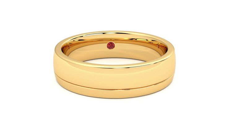 Taylor & Hart Crestone Wedding Ring 360 degree image 2
