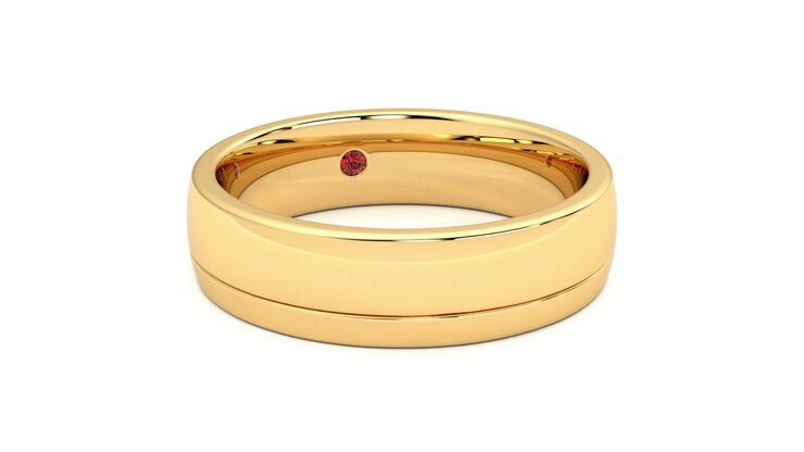 Taylor & Hart Crestone Wedding Ring 360 degree image 4