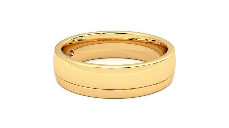 Taylor & Hart Crestone Wedding Ring 360 degree image 8