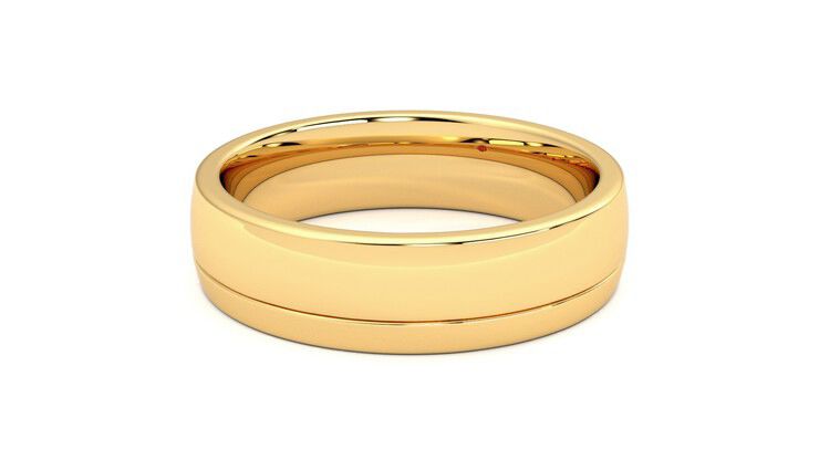 Taylor & Hart Crestone Wedding Ring 360 degree image 11