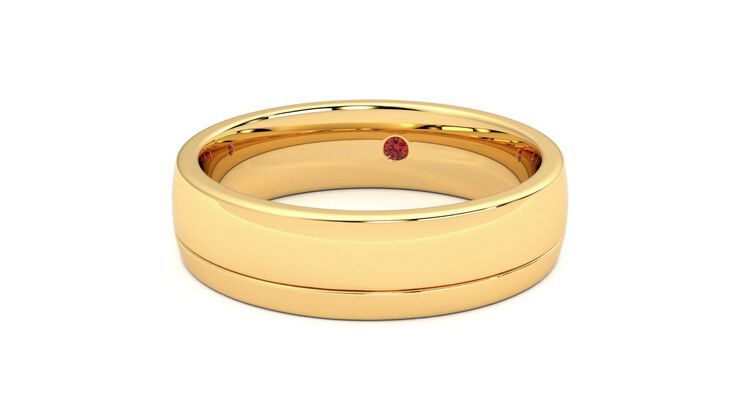 Taylor & Hart Crestone Wedding Ring 360 degree image 27