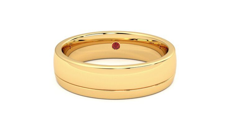 Taylor & Hart Crestone Wedding Ring 360 degree image 29