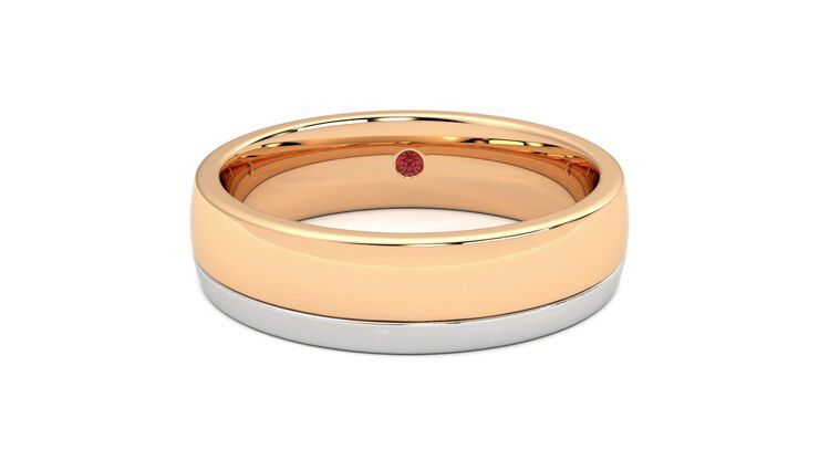 Taylor & Hart Crestone Wedding Ring 360 degree image 0