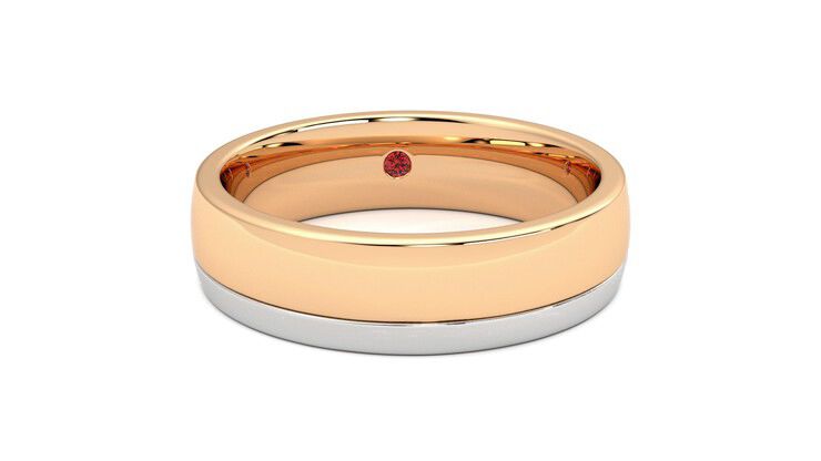 Taylor & Hart Crestone Wedding Ring 360 degree image 2