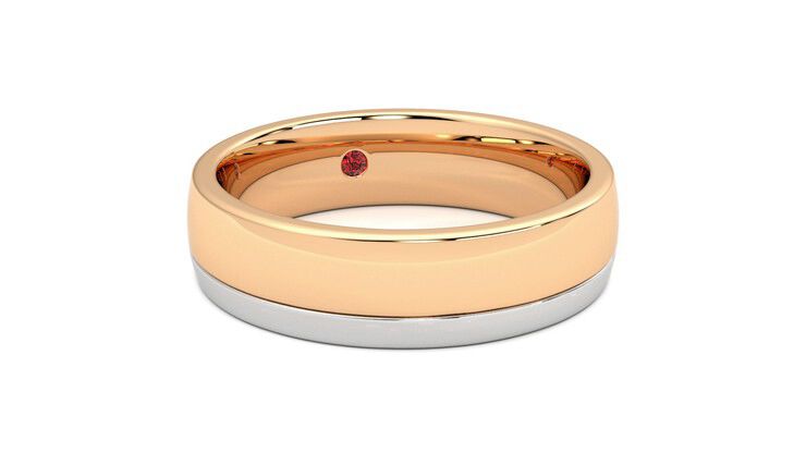 Taylor & Hart Crestone Wedding Ring 360 degree image 4