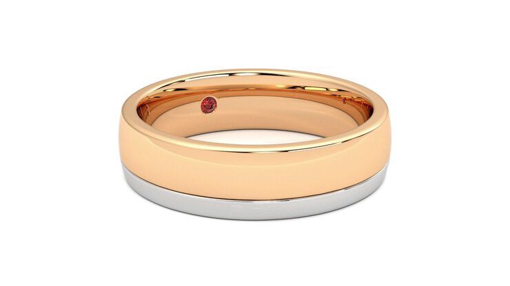 Taylor & Hart Crestone Wedding Ring 360 degree image 5
