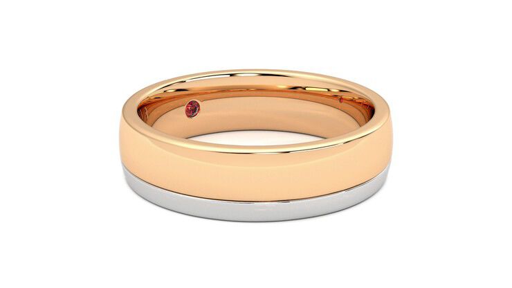 Taylor & Hart Crestone Wedding Ring 360 degree image 6