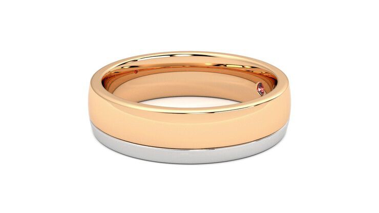 Taylor & Hart Crestone Wedding Ring 360 degree image 22