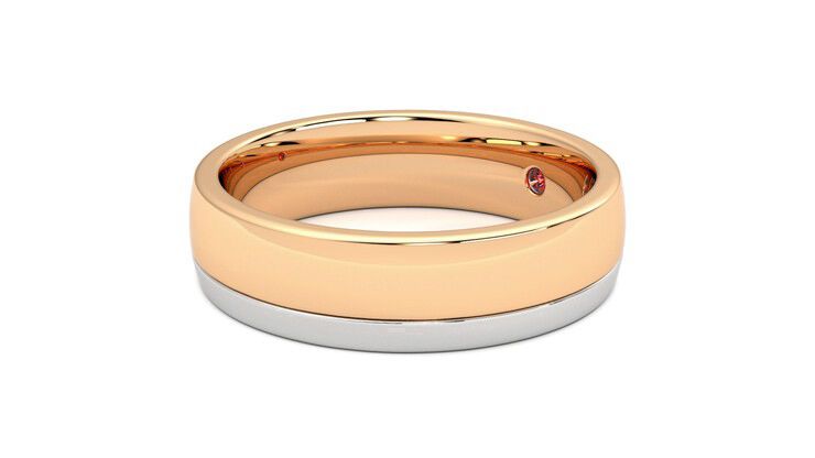 Taylor & Hart Crestone Wedding Ring 360 degree image 23
