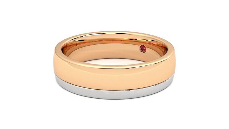 Taylor & Hart Crestone Wedding Ring 360 degree image 24