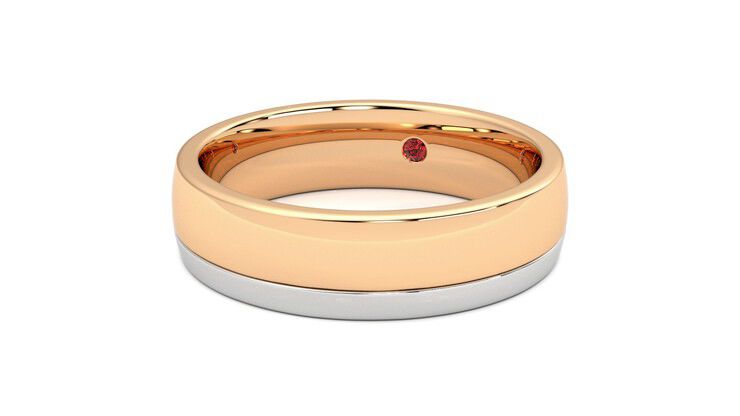 Taylor & Hart Crestone Wedding Ring 360 degree image 26