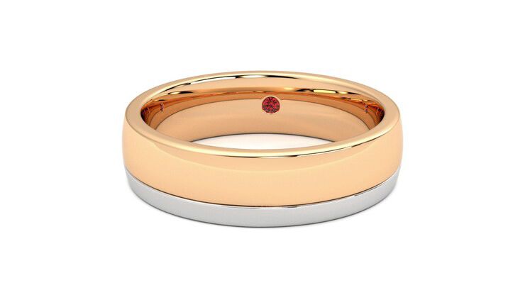 Taylor & Hart Crestone Wedding Ring 360 degree image 28