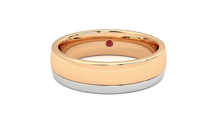 Taylor & Hart Crestone Wedding Ring 360 degree image 29