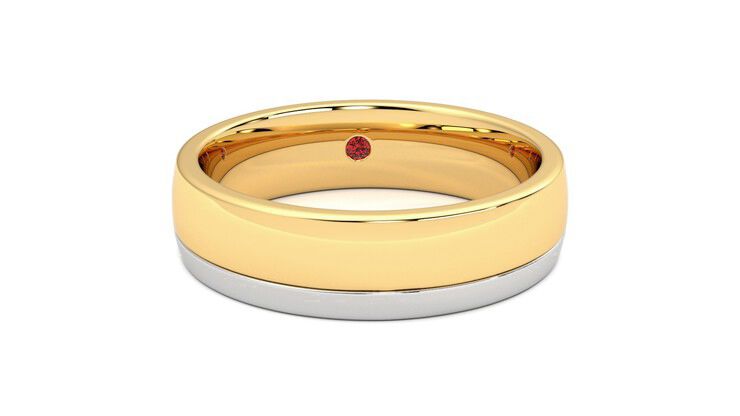 Taylor & Hart Crestone Wedding Ring 360 degree image 2