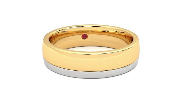 Taylor & Hart Crestone Wedding Ring 360 degree image 3