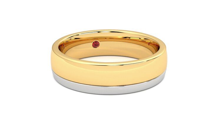 Taylor & Hart Crestone Wedding Ring 360 degree image 4