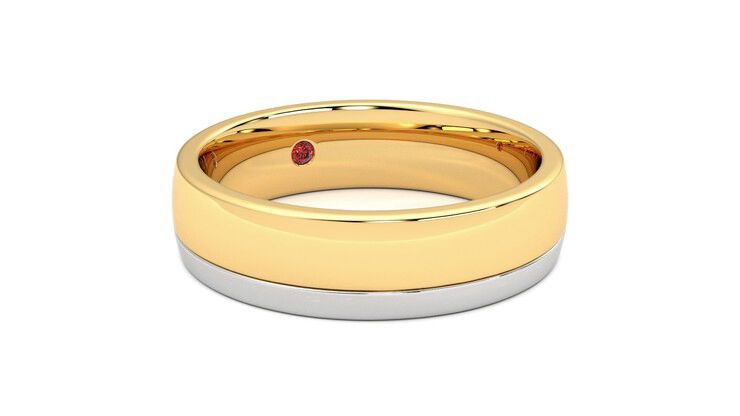 Taylor & Hart Crestone Wedding Ring 360 degree image 5