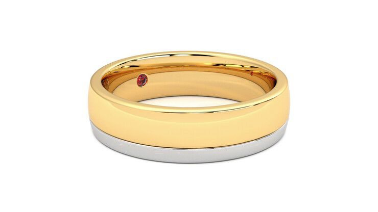 Taylor & Hart Crestone Wedding Ring 360 degree image 6