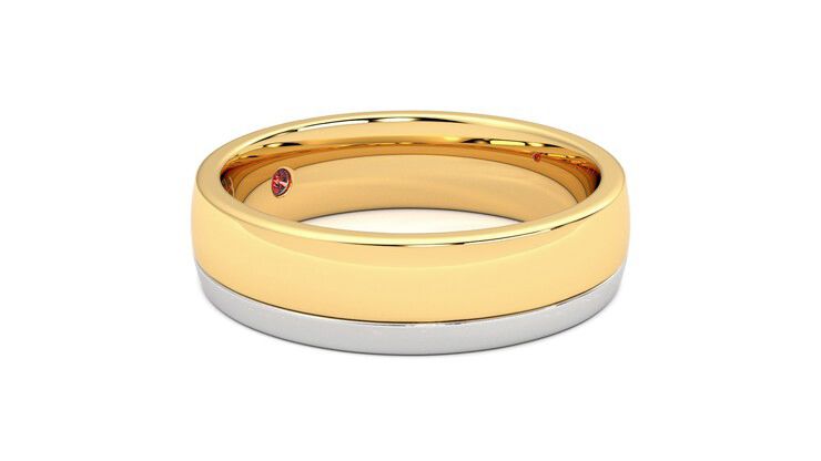 Taylor & Hart Crestone Wedding Ring 360 degree image 7