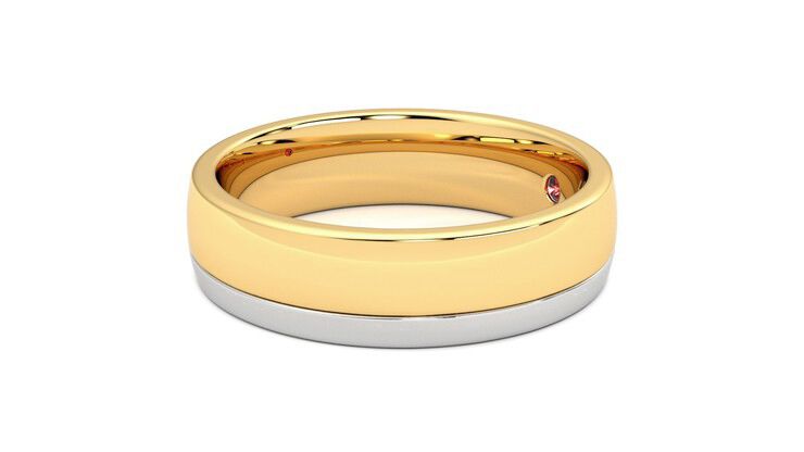 Taylor & Hart Crestone Wedding Ring 360 degree image 22