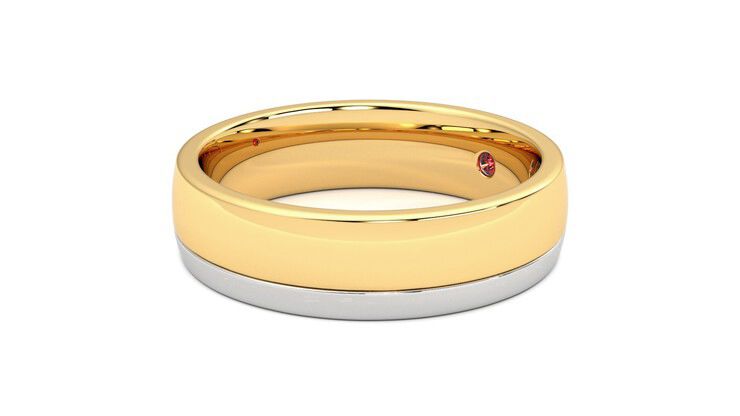 Taylor & Hart Crestone Wedding Ring 360 degree image 23