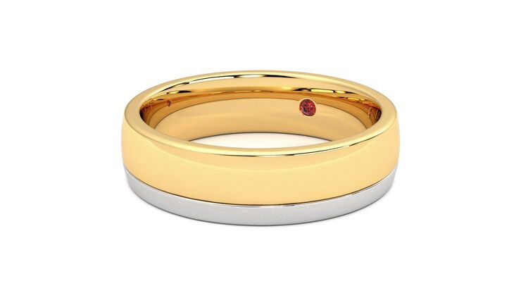 Taylor & Hart Crestone Wedding Ring 360 degree image 25