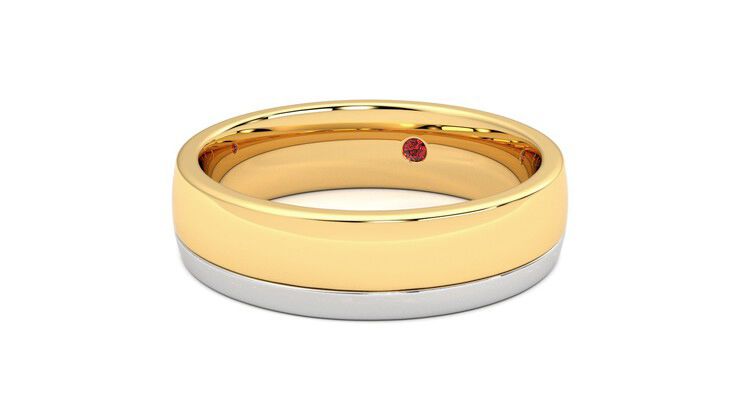 Taylor & Hart Crestone Wedding Ring 360 degree image 26