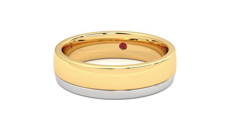 Taylor & Hart Crestone Wedding Ring 360 degree image 27