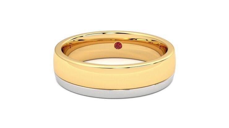 Taylor & Hart Crestone Wedding Ring 360 degree image 28