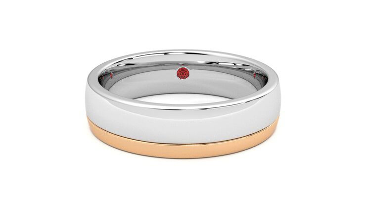 Taylor & Hart Crestone Wedding Ring 360 degree image 0