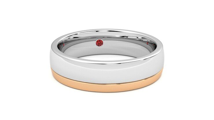 Taylor & Hart Crestone Wedding Ring 360 degree image 3