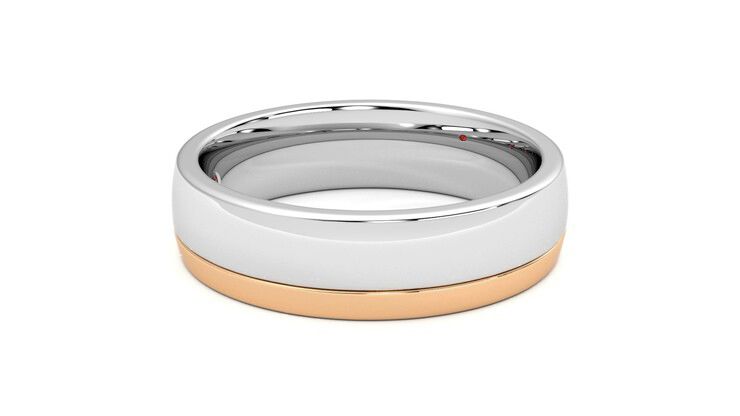Taylor & Hart Crestone Wedding Ring 360 degree image 9