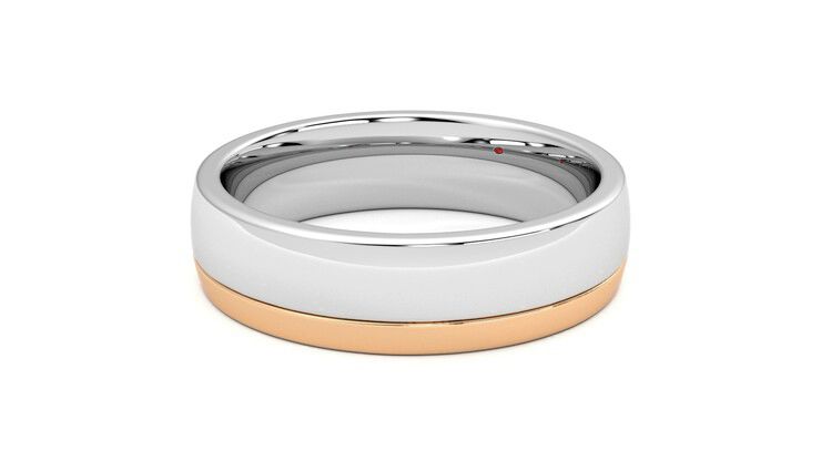 Taylor & Hart Crestone Wedding Ring 360 degree image 10
