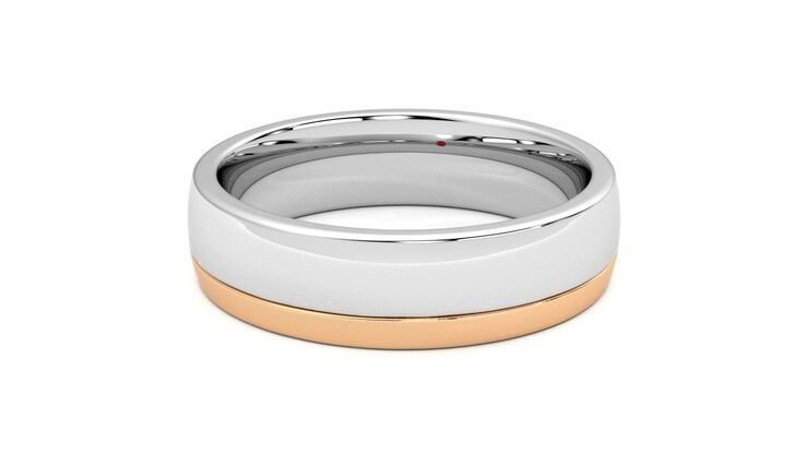 Taylor & Hart Crestone Wedding Ring 360 degree image 13