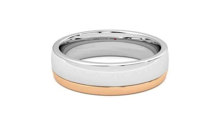 Taylor & Hart Crestone Wedding Ring 360 degree image 14
