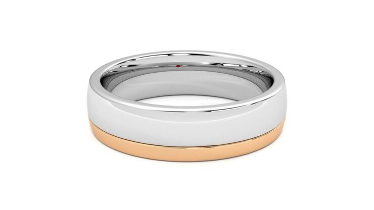 Taylor & Hart Crestone Wedding Ring 360 degree image 16