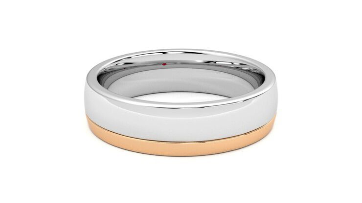 Taylor & Hart Crestone Wedding Ring 360 degree image 17