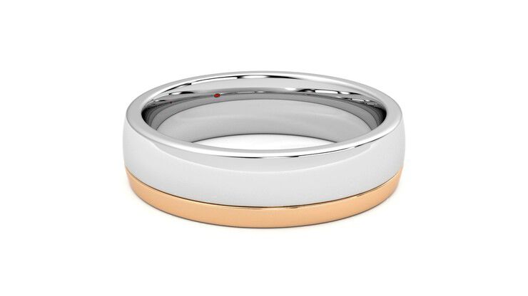 Taylor & Hart Crestone Wedding Ring 360 degree image 19