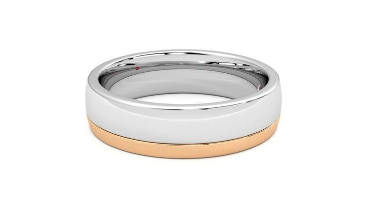 Taylor & Hart Crestone Wedding Ring 360 degree image 21