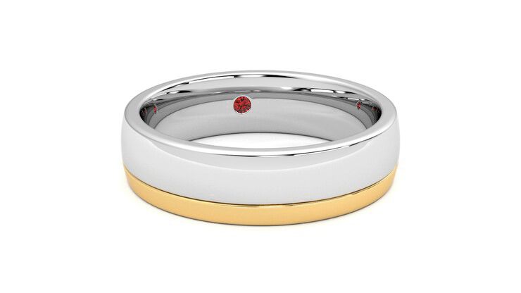 Taylor & Hart Crestone Wedding Ring 360 degree image 3