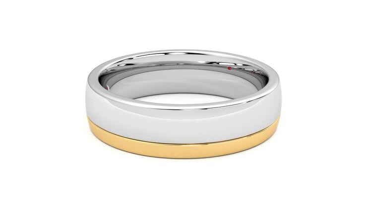 Taylor & Hart Crestone Wedding Ring 360 degree image 9
