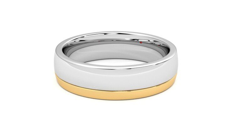 Taylor & Hart Crestone Wedding Ring 360 degree image 10