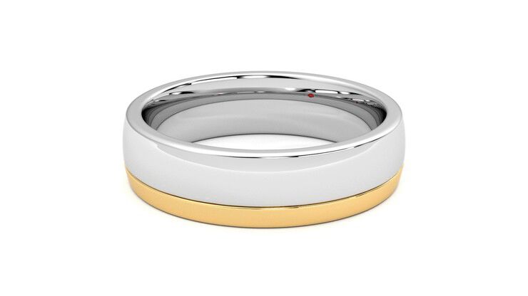 Taylor & Hart Crestone Wedding Ring 360 degree image 11