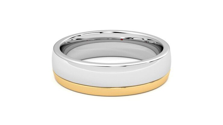 Taylor & Hart Crestone Wedding Ring 360 degree image 13