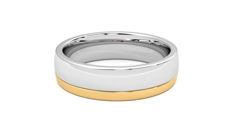 Taylor & Hart Crestone Wedding Ring 360 degree image 14