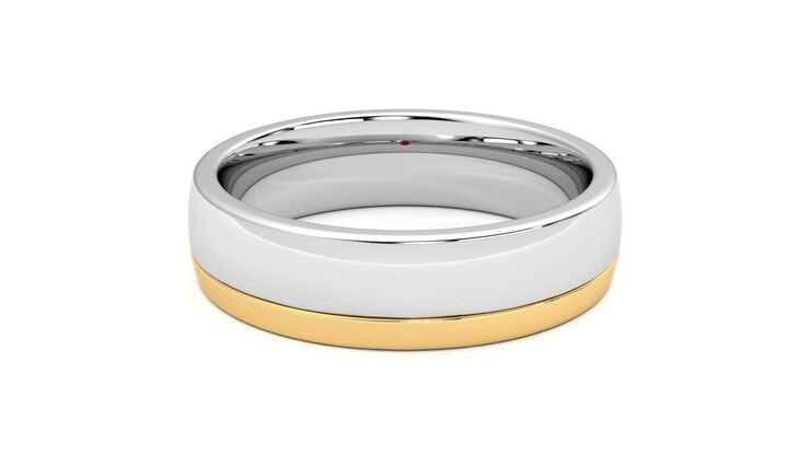 Taylor & Hart Crestone Wedding Ring 360 degree image 15