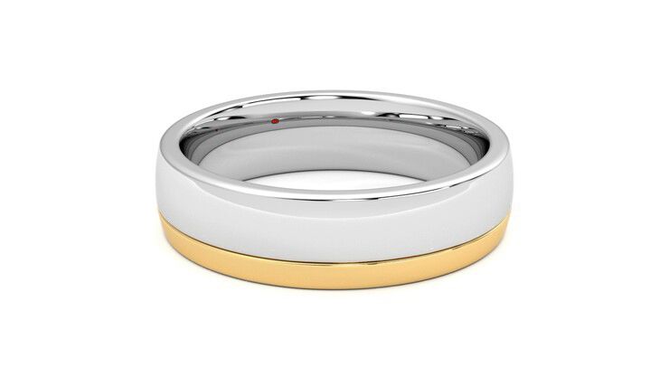 Taylor & Hart Crestone Wedding Ring 360 degree image 19