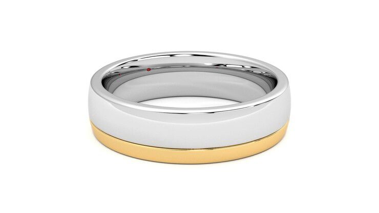 Taylor & Hart Crestone Wedding Ring 360 degree image 20