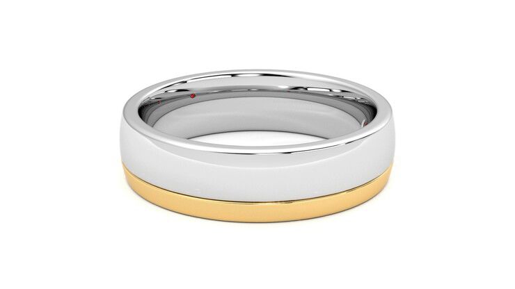 Taylor & Hart Crestone Wedding Ring 360 degree image 21