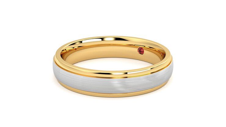 Taylor & Hart Croft Wedding Ring 360 degree image 24